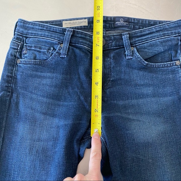 AG ADRIANO GOLDSCHMIED The Absolute Legging Extreme Skinny Jeans Size 25 Dark - Picture 12 of 13
